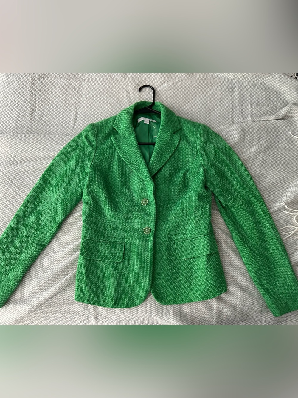 New York & Company Bright Green Tailored Blazer
